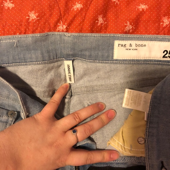 Rag & Bone Ankle Skinny Jeans - Picture 6 of 8